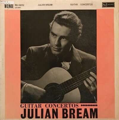 Julian Bream – Guitar Concertos - LP Vinyl - 1961 - RB16252 - ADPA - VG/VG+