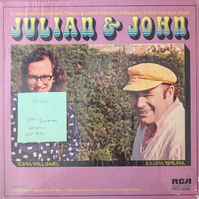 Julian Bream Julian & John Vinyl Record VG/VG LSC3257 1972