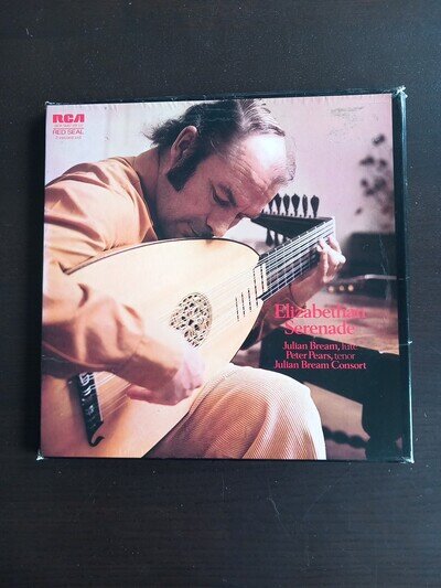 REDUCED Julian Bream Elizabethan Serenade 2 LP Boxset. Lute Music. VG+ Vinyls