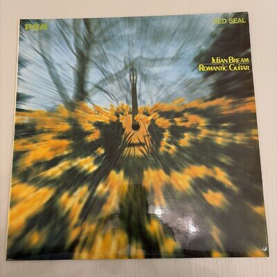 Julian Bream – Romantic Guitar LP Record 1970 RCA Red Seal Classical NM/EX