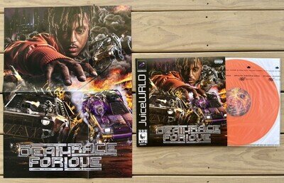 Juice WRLD “death race for love” RARE orange vinyl Urban outfitters exclusive