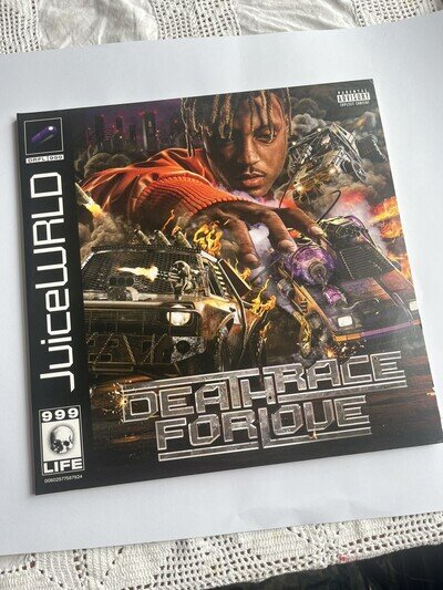 Juice Wrld -Death Race For Love Vinyl Record 2LP Set with poster GREAT CONDITION