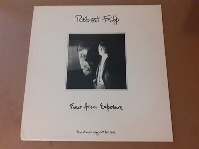 Robert Fripp – Four From Exposure - 1979 - UK - Promo 12" Vinyl Sampler - PRO090