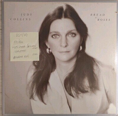 Judy Collins Bread & Roses Vinyl Record VG+/VG 7E-1076 1976