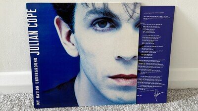 JULIAN COPE - MY NATION UNDERGROUND - UK 1ST LP (1988) W/LRIC INNER VG+/EX L@@K