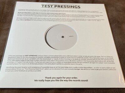 Julian Cope VINYL LP TEST PRESSING REISSUE Fried PROMO
