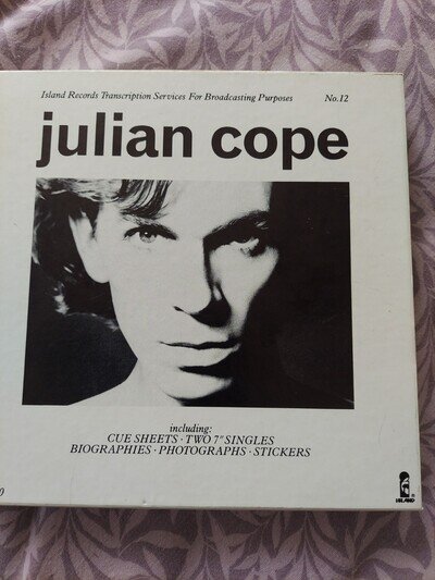 Julian Cope Promo Boxset,World Shut Your Mouth Very Rare, Number 12