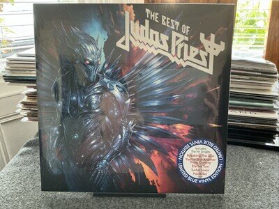 Judas Priest The Best Of. Blue Vinyl Edition New and Sealed
