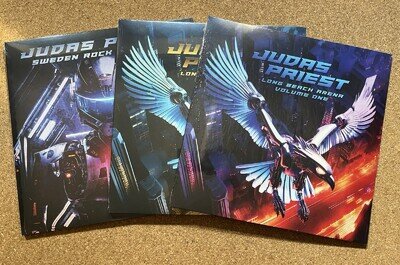 JUDAS PRIEST - Long Beach Arena Live 1984 - Volumes 1 & 2 & Sweden Rock 12" NEW