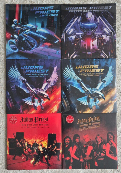 Judas Priest - 10 x Live LP Set NEW & SEALED Sweden Long Beach New York 1982