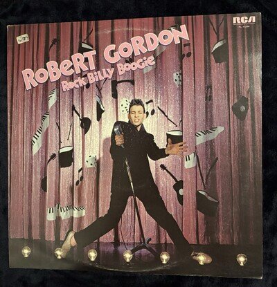 Robert Gordon Rock Billy Boogie Vinyl LP UK 1979 VG+/ VG+ & Inner Credits Sheet