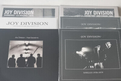 6 x Joy Division Peel Sessions BBC Recordings Singles LP post punk Job Lot