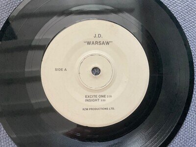 J.D. / JOY DIVISION - WRASAW E.P. rare UK 1981 PRIVATE / POST PUNK / VG++ !!!