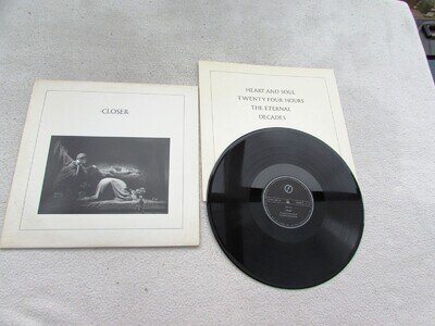 JOY DIVISION LP CLOSER UK FACTORY EX VINYL A-2 B-2 OLD BLUE