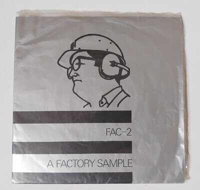JOY DIVISION A Factory Sample FAC 2 w/ stickers Durutti Column Cabaret Voltaire
