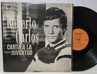 ROBERTO CARLOS - Canta A La Juventud COSTA RICA Rare Black White Cover