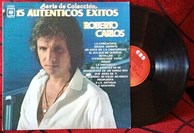 ROBERTO CARLOS ** 15 Autenticos Exitos Roberto Carlos ** 1983 MEXICO LP