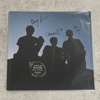 *READ DESCRIPTION* Joyce Manor 40 oz. to Fresno SIGNED Opaque Pink Vinyl LP NEW