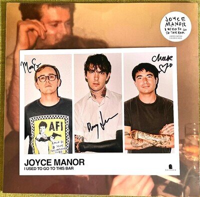 Joyce Manor - I Used To Go To This Bar PURPLE/PINK/GALAXY Vinyl + SIGNED CARD