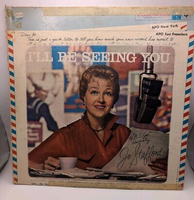 Jo Stafford - I'll Be Seeing You, LP, (Vinyl)