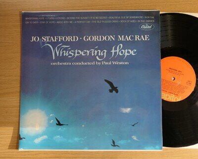 Jo Stafford Gordon Macrae Whispering Hope NM Capitol ST 1696