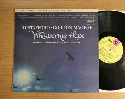 Jo Stafford Gordon Macrae Whispering Hope NM Capitol Vinyl ST 1696