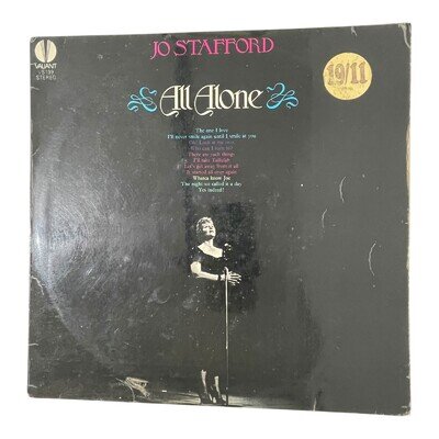 Jo Stafford All Alone Vinyl LP Valiant Records VS 139 Stereo 1963 Jazz