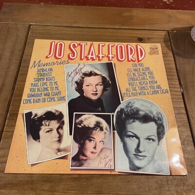 Jo Stafford Memories 12" Vinyl LP Music for Pleasure Records