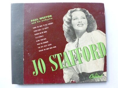 Jo Stafford Songs By Jo Stafford 4x78 Capitol BS23 VG/VG 1950s 4 x 10" 78rpm ...