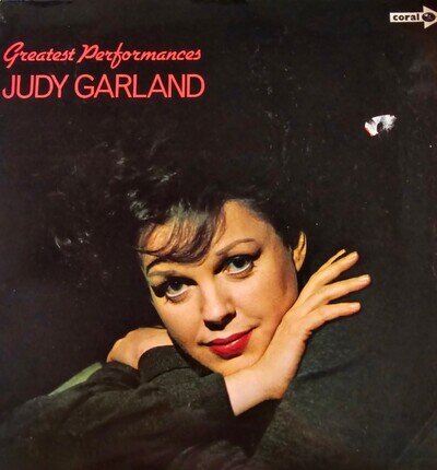 Judy Garland Greatest Performances Vinly Album Tested Good Condition