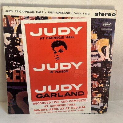 Judy Garland - Judy At Carnegie Hall - Judy In Person - Capitol - 2LP - 1961