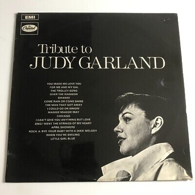 Judy Garland - Tribute To Judy Garland LP Vinyl Record - T 21394