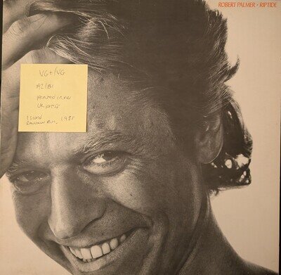 Robert Palmer Riptide Vinyl Record VG+/VG ILPS9801 1985