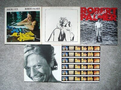 Robert Palmer 5 x LP/12'' Job Lot Double Fun Secrets Clues Riptide Discipline Of