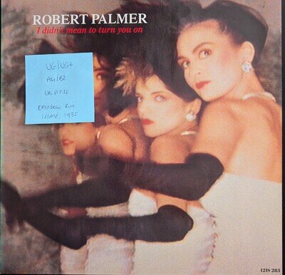 Robert Palmer I Didn't Mean To Turn You On Vinyl Record VG/VG+ 12 IS 283 1985