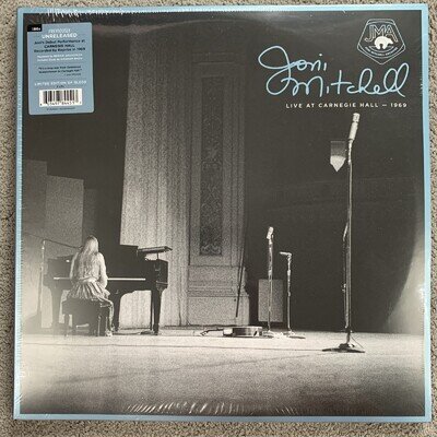 Live at Carnegie Hall 1969 by Joni Mitchell (Record, 2021) New Sealed