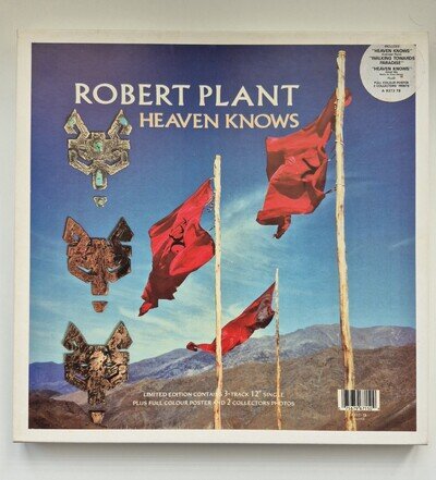 Robert Plant Heaven Knows 12" Vinyl Box Set Limited Edition 1988 UK A9373TB