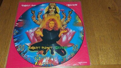 Robert Plant - I Believe - UK Four Track 12” Picture Disc FATE 212 MINT UNPLAYED
