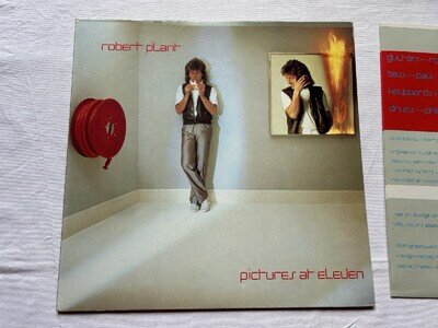 Robert Plant Pictures at Eleven 1982 Vinyl LP Rock Music