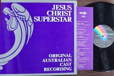 Jon English, etc - Jesus Christ Superstar 1973 Aussie 14 Track 12" LP EX/EX