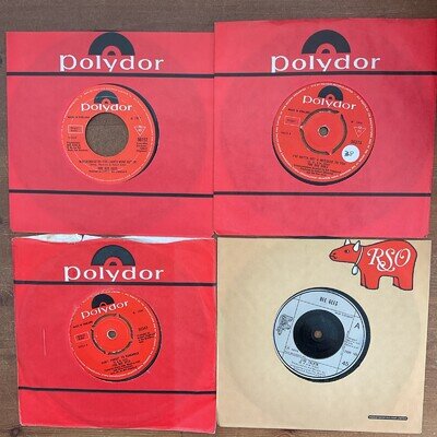 JOB LOT - 12 x 7” THE BEE GEE’S / ROBIN GIBB & ANDY GIBB - ALL LISTED