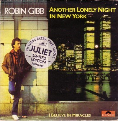 Robin Gibb - Another Lonely Night In New York (2x7", Single, Ltd) (Near Mint (NM