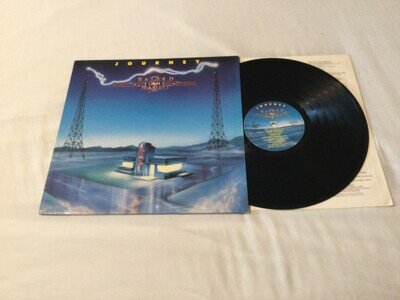 JOURNEY RAISED ON RADIO LP WITH LYRIC INNER SLEEVE CLASSIC ROCK