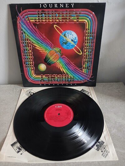 JOURNEY - DEPARTURE (CBS 32714) UK 12" Vinyl PLAY TESTED VG+/EX