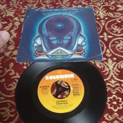 Journey Separate Ways & Frontiers ~ 1983 Columbia 7" picture sleeve Record 45