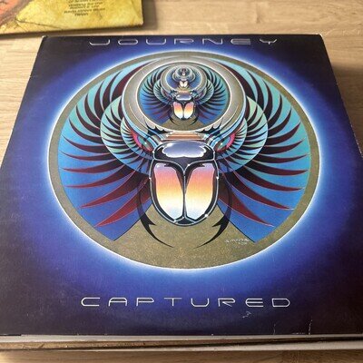 JOURNEY - Captured - Vinyl 2 LP Record Album good condition
