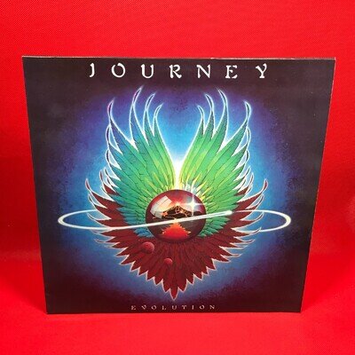 JOURNEY Evolution 1990 vinyl LP Lovin' Touchin' Squeezin' Just The Same Way