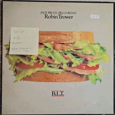 Robin Trower BLT Vinyl Record VG/G+ CHR 1324 1981