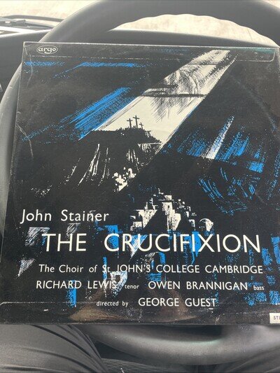 John Stainer THE CRUCIFIXION Argo LP vinyl record classical 1962 Richard Lewis