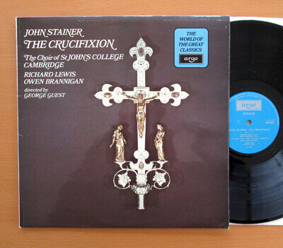 SPA 267 Stainer The Crucifixion Owen Brannigan St John's ARGO Stereo NM/EX